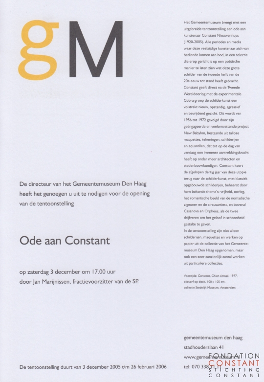 Ode aan Constant | invitation-3