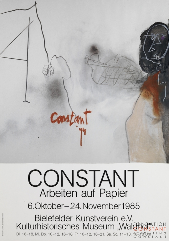 Constant Nieuwenhuys-Arbeiten auf Papier, 1985, 1995