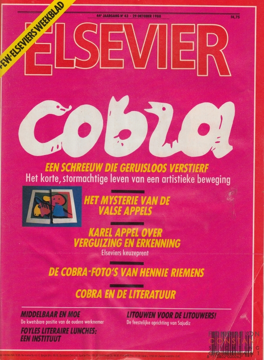 Elsevier , 29 oktober 1988