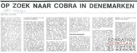 Opzoek naar Cobra in Denemarken