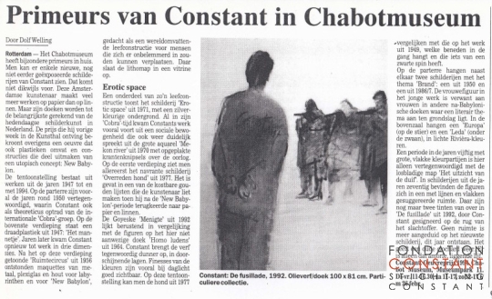 Primeurs van Constant in Chabotmuseum