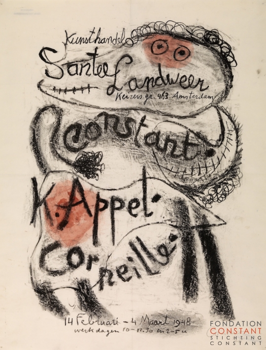 Constant Nieuwenhuys, Karel Appel & Corneille, 1948