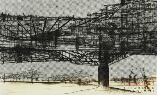 Constant Nieuwenhuys-Fragment van een sector, 1970