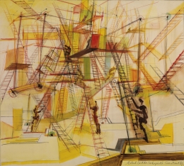 Constant Nieuwenhuys-Mobiel ladder labyrinth, 1967