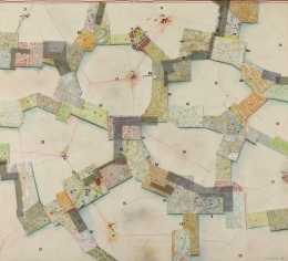 Constant Nieuwenhuys-Symbolische kaart New Babylon, 1969