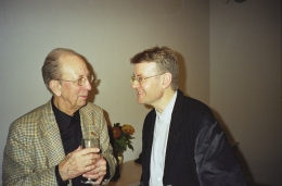 Constant Nieuwenhuys-with Mark Wigley at symposium the Activist Drawing, 1999
