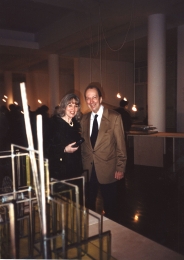 Constant Nieuwenhuys and Trudy at MACBA, 1996