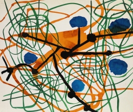 Constant Nieuwenhuys-Stofontwerp l, 1959