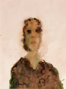 Constant Nieuwenhuys-Jeune femme, ca 1981