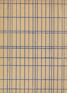 Constant Nieuwenhuys-Compositie met blauwe lijnen, 1953