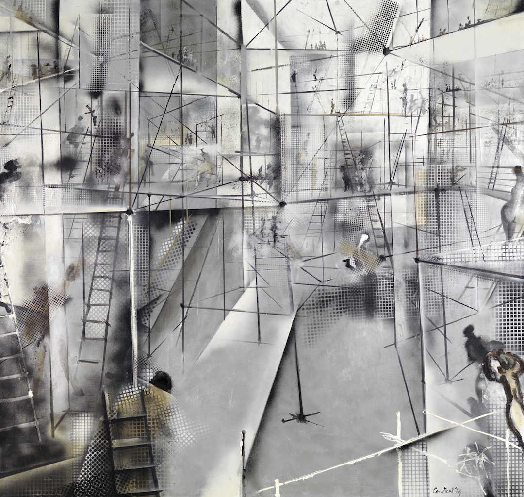 Constant Nieuwenhuys-Ode à l'Odéon, 1969
