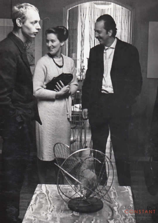 Constant, Nel Kerkhoven and Simon Vinkenoog 