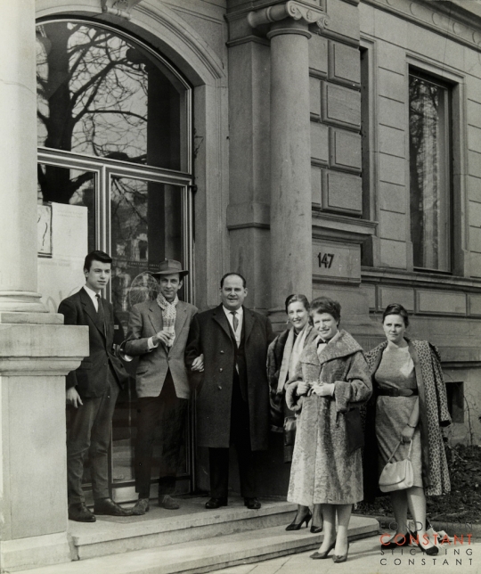 Constant Nieuwenhuys-Opening of Constant-Amsterdam, Städtische Kunstgalerie, Bochum, 1961
