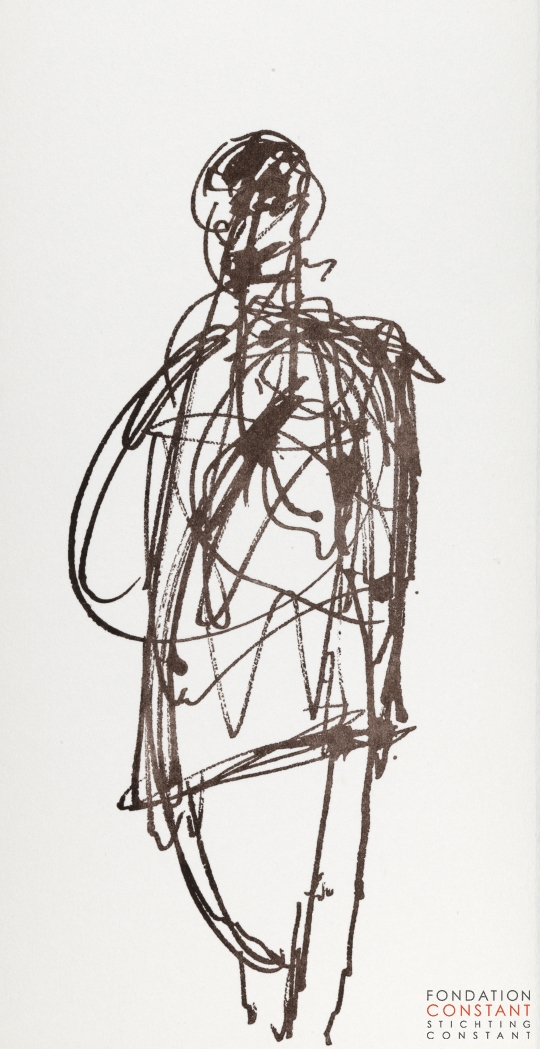Constant Nieuwenhuys-Les visiteurs du vernissage 6, 1987