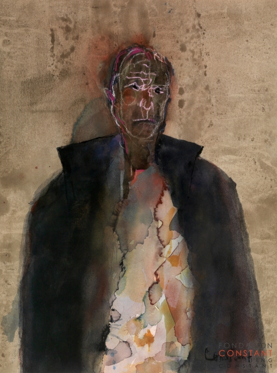 Constant Nieuwenhuys-Toneelspeler, ca 1982