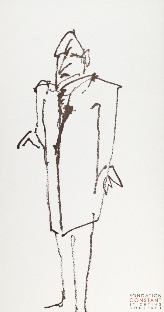 Constant Nieuwenhuys-Les visiteurs du vernissage 22, 1987