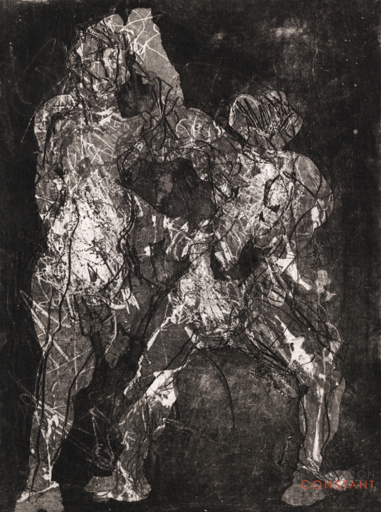 Constant Nieuwenhuys-Geboorte van een aquatint 5, 1994