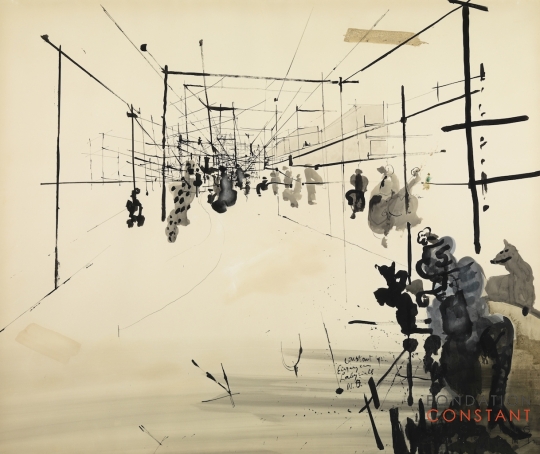 Constant Nieuwenhuys-Eingang zum Labyrinth, 1972