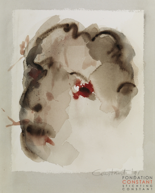 Constant Nieuwenhuys-Le blessé, 1991