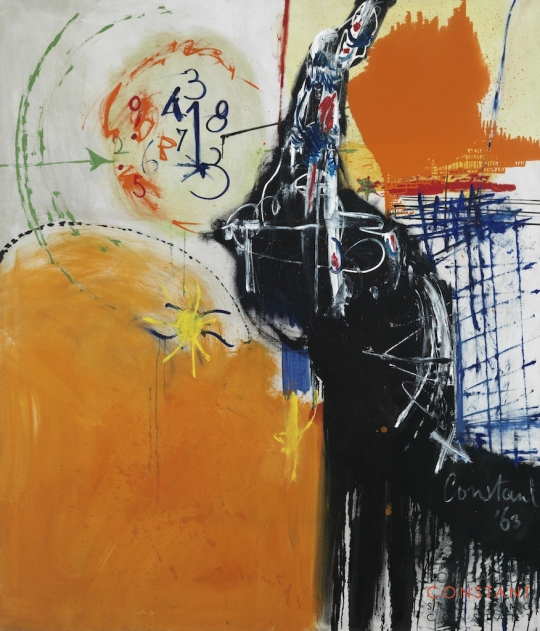 Constant Nieuwenhuys-Le Labyriste, 1963