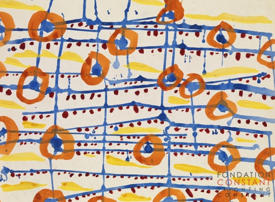 Constant Nieuwenhuys-Stofontwerp f, 1959