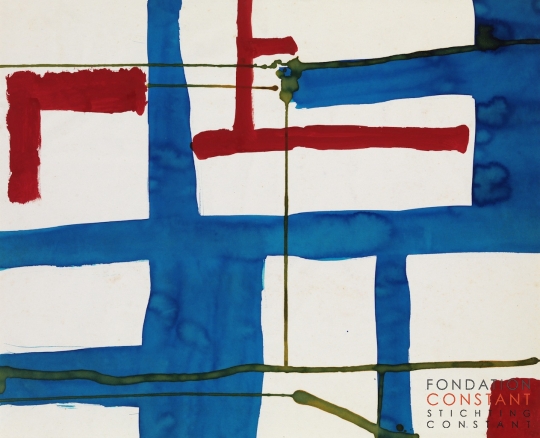 Constant Nieuwenhuys-Stofontwerp k, 1959
