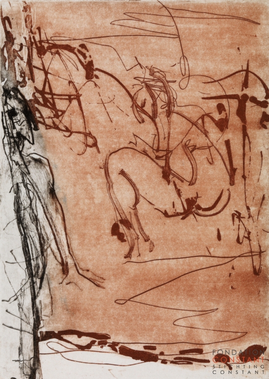 Constant Nieuwenhuys-De verzoeking van de heilige Anthonius, 1993