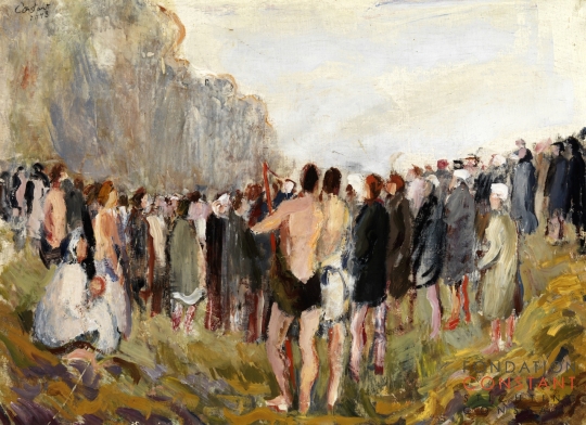 Constant Nieuwenhuys-De bergrede, 1943