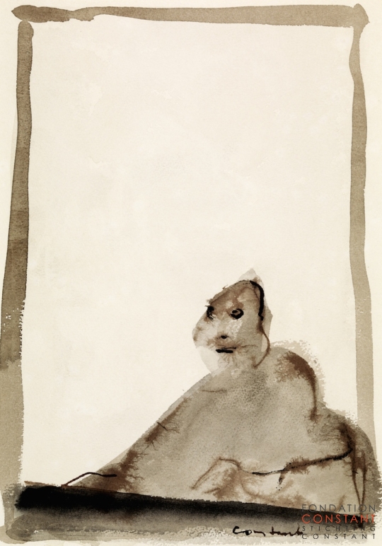 Constant Nieuwenhuys-De cymbalist, 1982