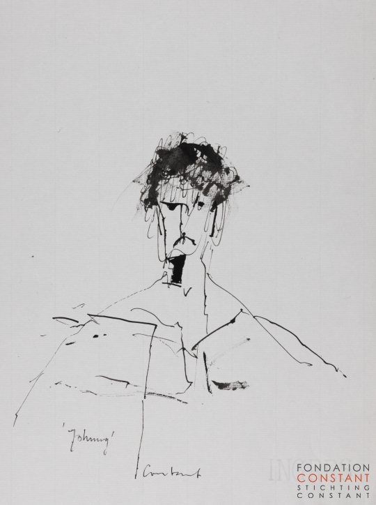 Constant Nieuwenhuys-Johnny, 1975 ca