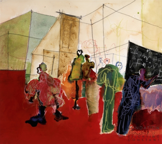Constant Nieuwenhuys-La leçon, 1978