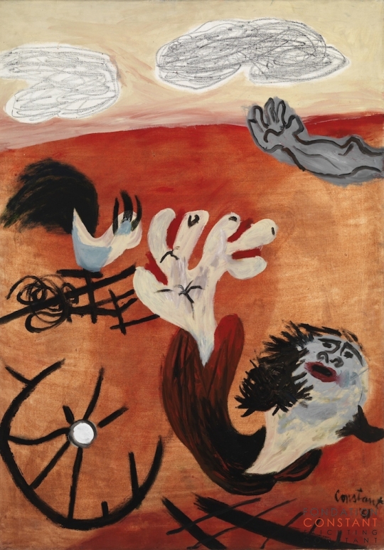 Constant Nieuwenhuys-Verschroeide aarde II, 1951