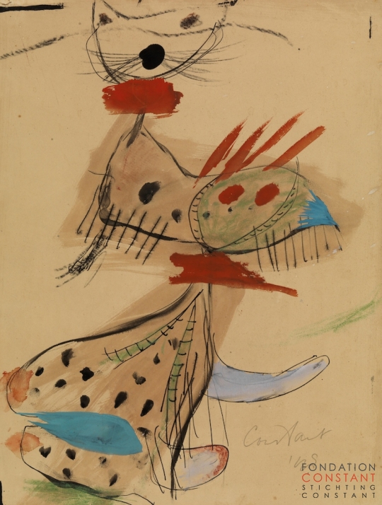 Constant Nieuwenhuys-ZT/Kat en Haan, 1948