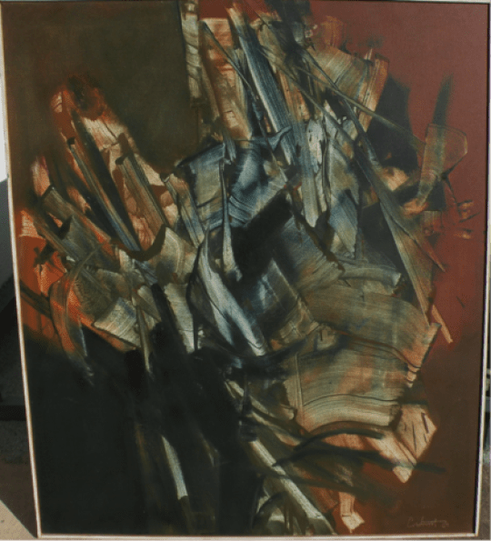 2011 Oil on canvas, date illegible