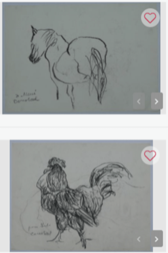 2020 Drawing, signed Constant, no year