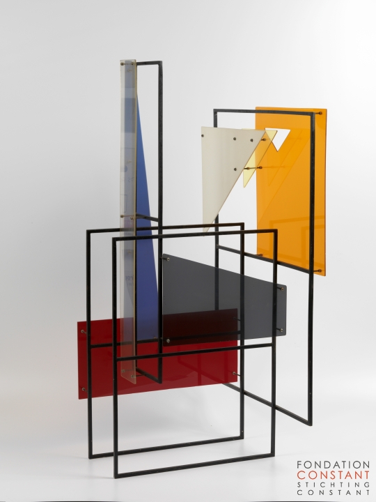 Constant Nieuwenhuys-Constructie met gekleurde vlakken, 1954-2