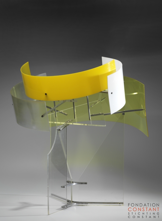 Constant Nieuwenhuys-Constructie geel en wit, 1956-6