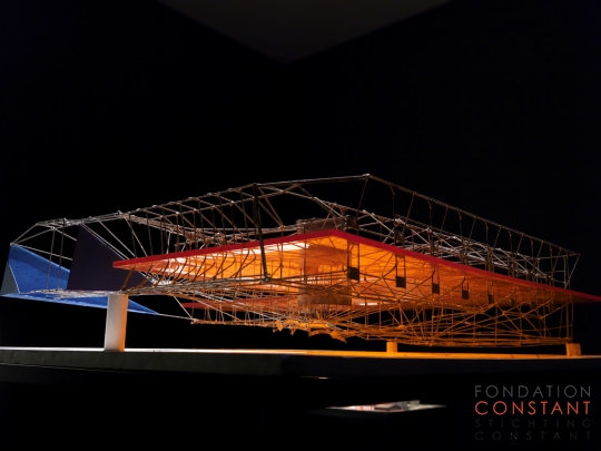 Constant Nieuwenhuys-Constructie in oranje, 1958-10