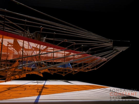 Constant Nieuwenhuys-Constructie in oranje, 1958-12