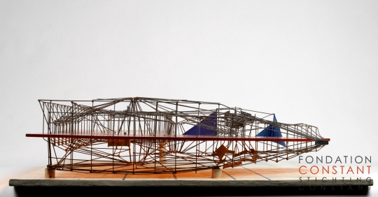 Constant Nieuwenhuys-Constructie in oranje, 1958-3