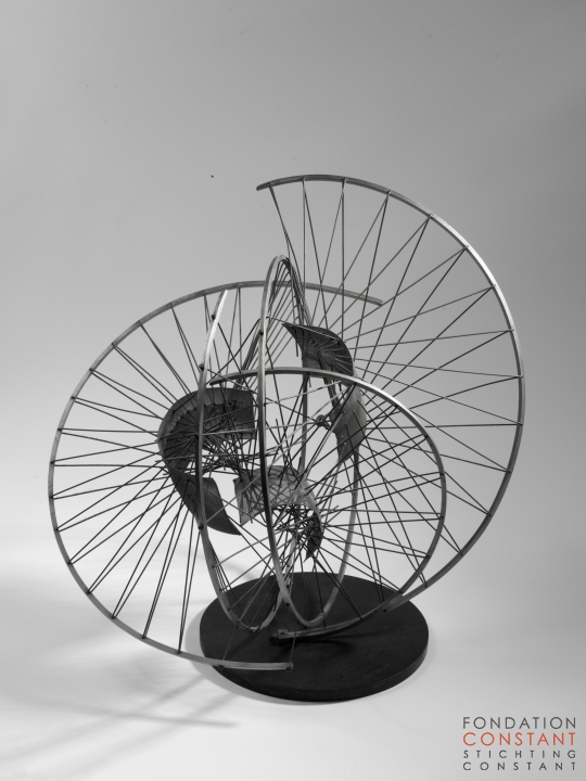 Constructie met halve cylinders, 1958-3