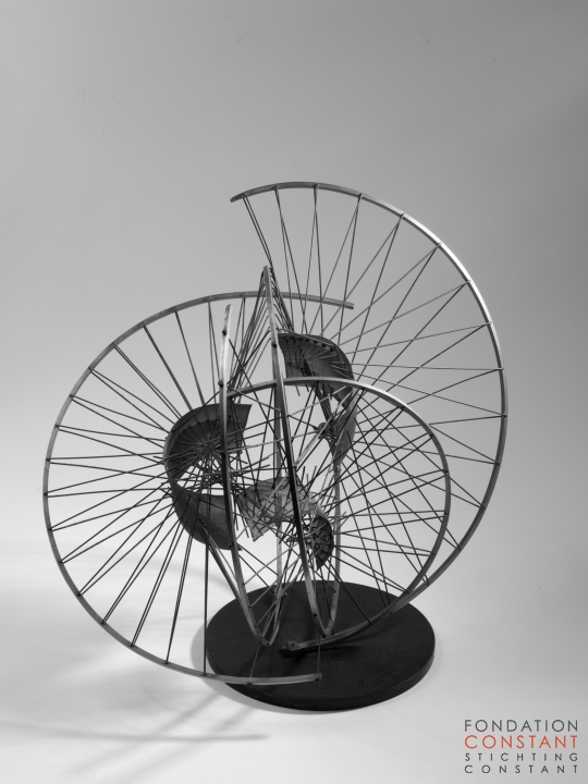 Constructie met halve cylinders, 1958-4