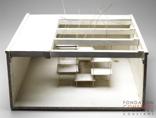 Constant Nieuwenhuys-Schaalmodel voor ludieke trap, 1969-3
