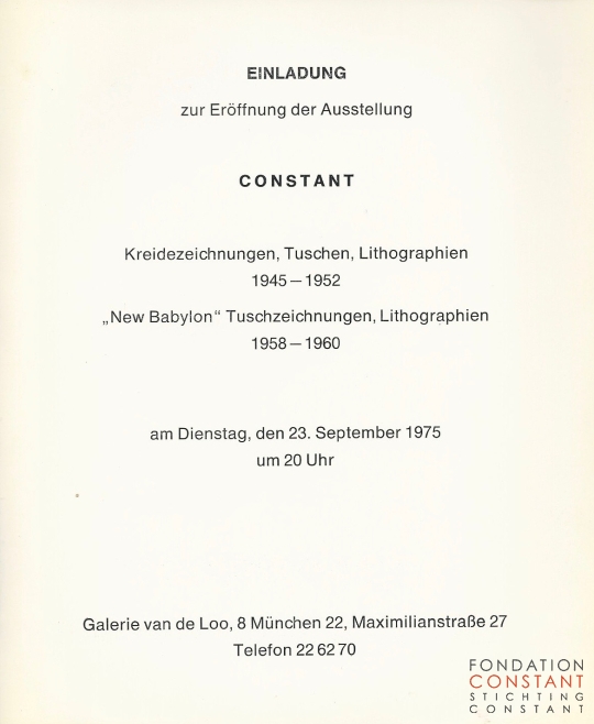 Constant | Kreidzeichnungen, Tuschen, Lithographien-2