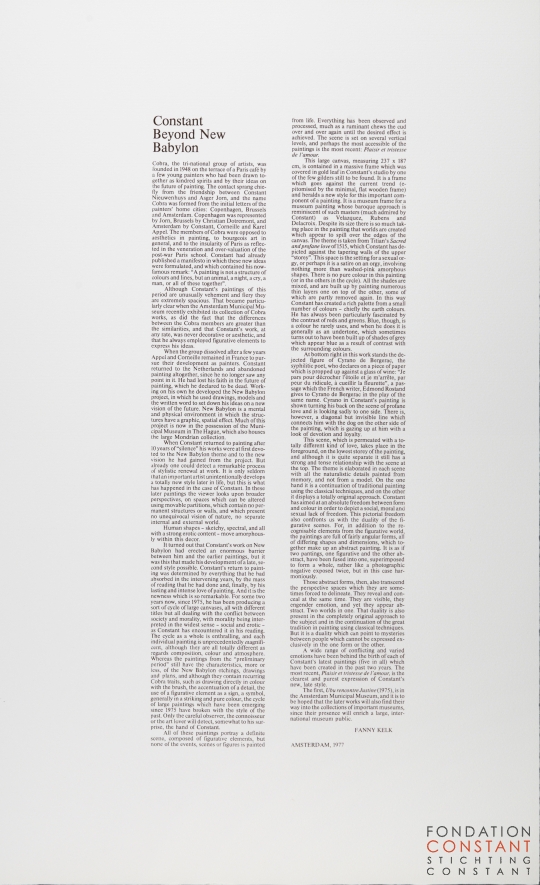 Tekst Fanny | Plaisir et tristesse de l'amour, 1979