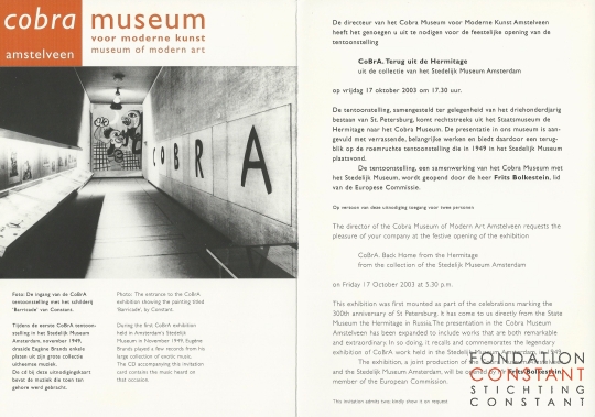 Cobra. Terug uit de Hermitage, 2003-1