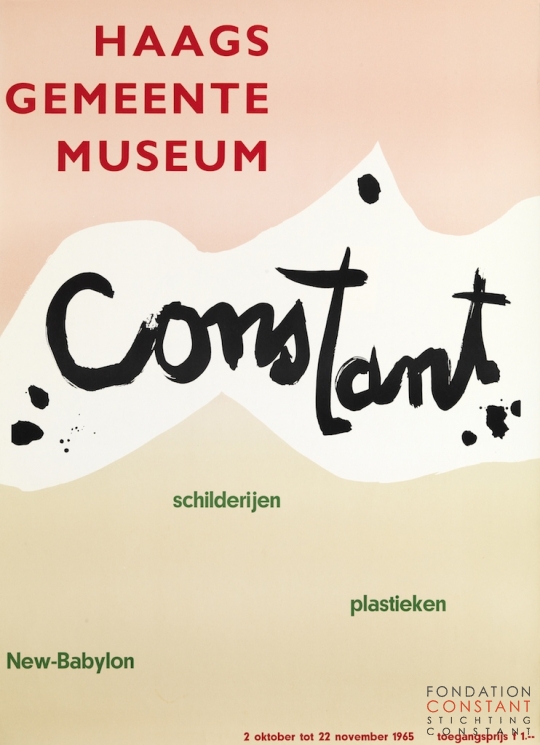 Constant schilderijen plastieken New Babylon, 1965