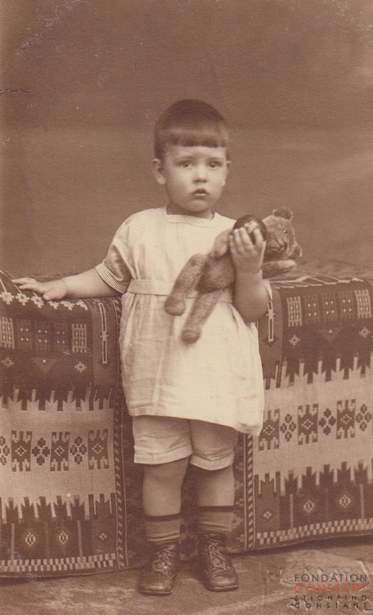 Constant as a baby with bear