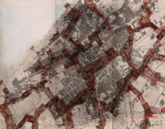 Constant Nieuwenhuys-New Babylon over Den Haag, 1964