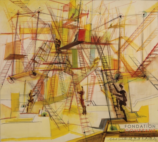 Constant Nieuwenhuys-Mobiel ladder labyrinth, 1967